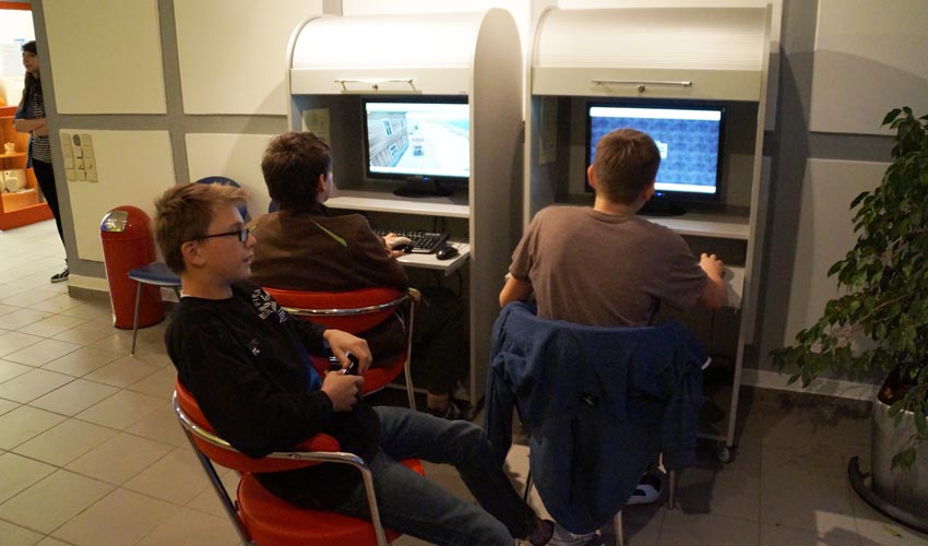 Zwei Internetplätze